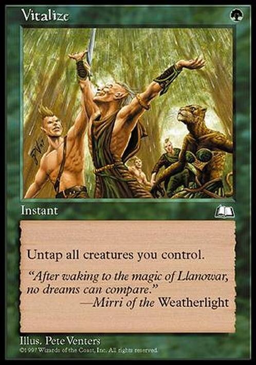 Vitalize ~ Weatherlight [ EX ] [ Magic MTG ]
