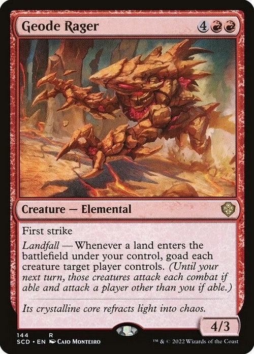 Geode Rager ~ Starter Commander [ NM ] [ Magic MTG ]