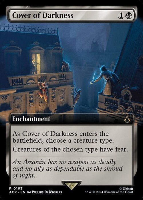 BORDERLESS Cover of Darkness ~ Assassin's Creed [ NM ] [ Magic MTG ]