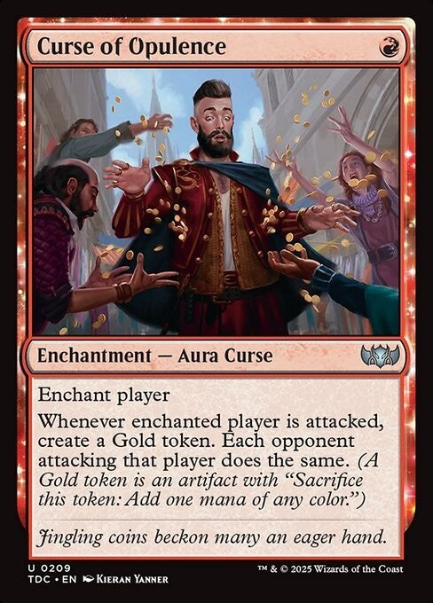 Curse of Opulence ~ Commander: Tarkir: Dragonstorm [ NM ] [ Magic MTG ]