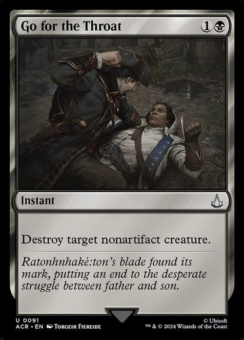 Go for the Throat ~ Assassin's Creed [ NM ] [ Magic MTG ]