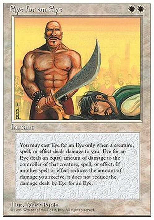 Eye for an Eye ~ Fourth Edition [ EX ] [ Magic MTG ]