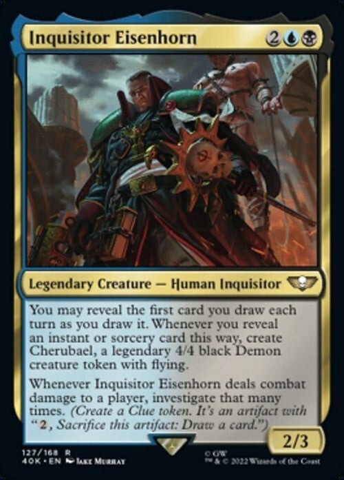 Inquisitor Eisenhorn ~ Commander: Warhammer 40,000 [ NM ] [ Magic MTG ]