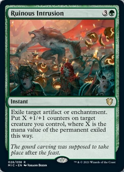 Ruinous Intrusion ~ Commander: Midnight Hunt [ NM ] [ Magic MTG ]