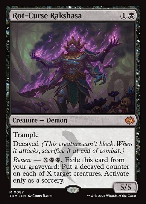 Rot-Curse Rakshasa ~ Tarkir: Dragonstorm [ NM ] [ Magic MTG ]
