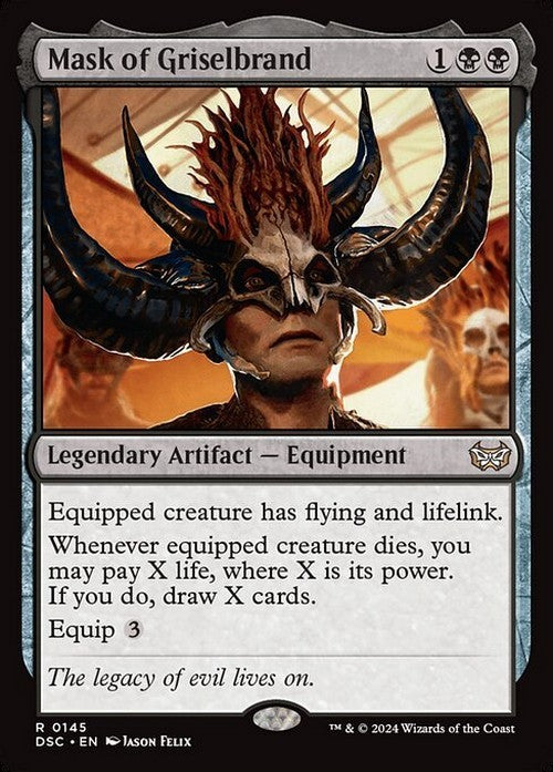 Mask of Griselbrand ~ Commander: Duskmourn [ NM ] [ Magic MTG ]