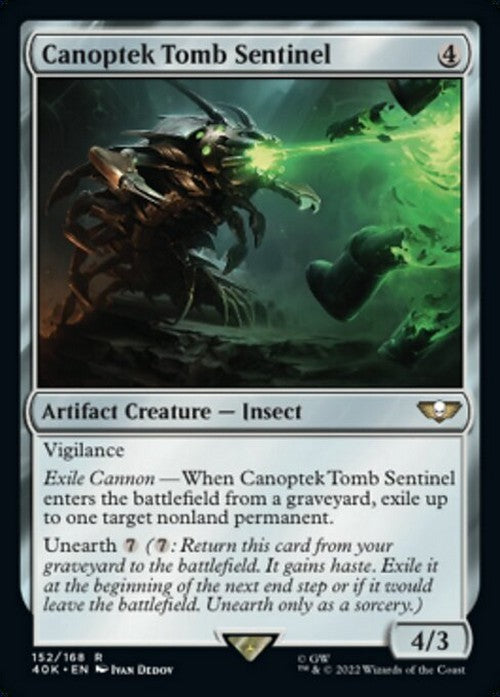 Canoptek Tomb Sentinel ~ Commander: Warhammer 40,000 [ NM ] [ Magic MTG ]