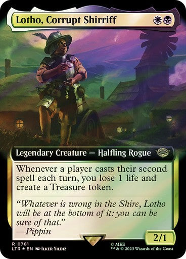 FOIL SURGE Lotho, Corrupt Shirriff ~ The Lord of the Rings [ NM ] [ Magic MTG ] - London Magic Traders Ltd