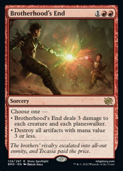 Brotherhood's End ~ The Brothers' War [ NM ] [ Magic MTG ]