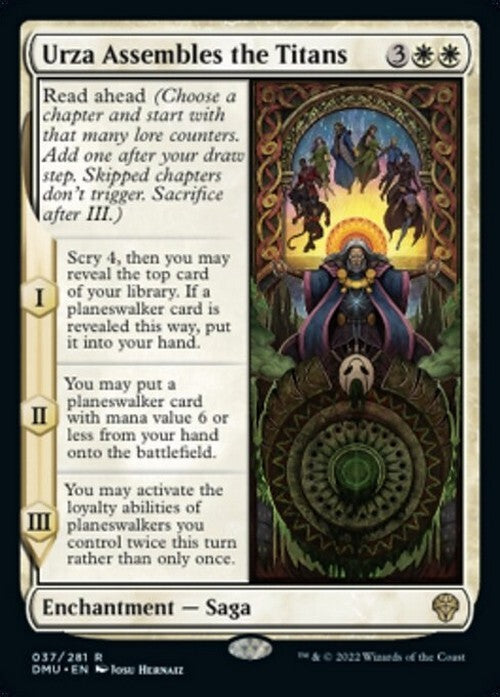 Urza Assembles the Titans ~ Dominaria United [ NM ] [ Magic MTG ]