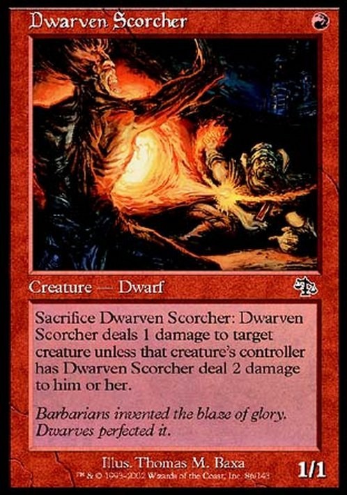 Dwarven Scorcher ~ Judgment [ PLAYED ] [ Magic MTG ]