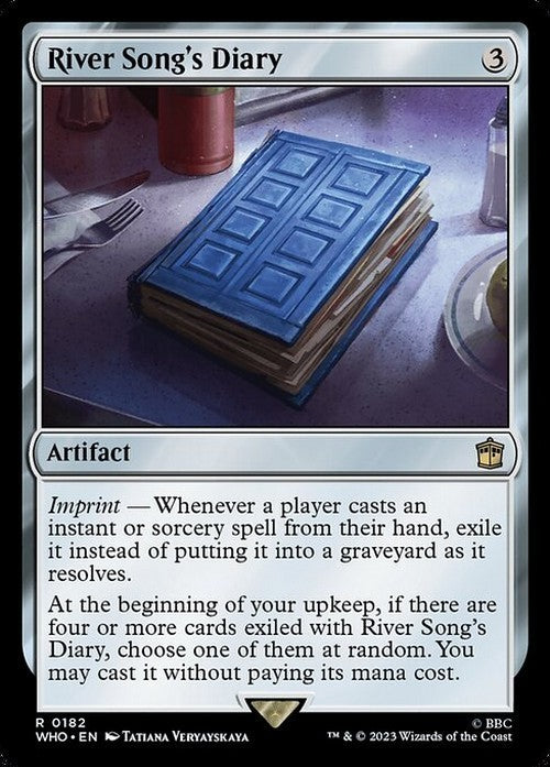 River Song's Diary ~ Commander: Doctor Who [ NM ] [ Magic MTG ]