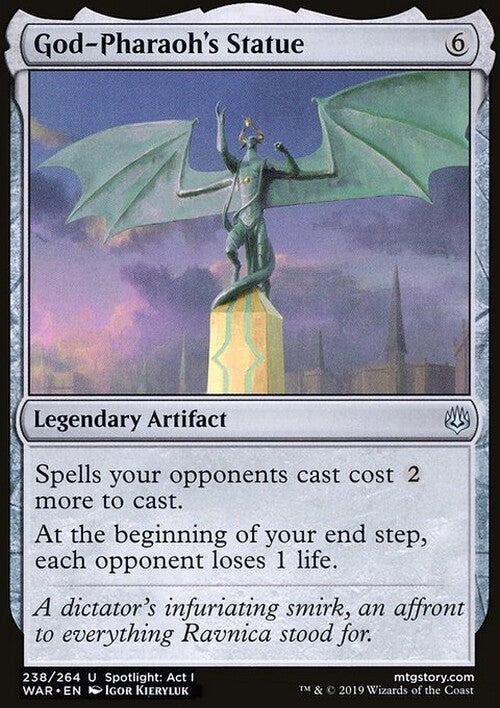 God-Pharaoh's Statue ~ War of the Spark [ EX ] [ Magic MTG ]