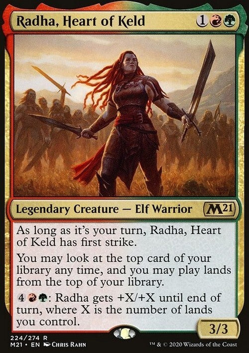 Radha, Heart of Keld ~ Core 2021 [ EX ] [ Magic MTG ]