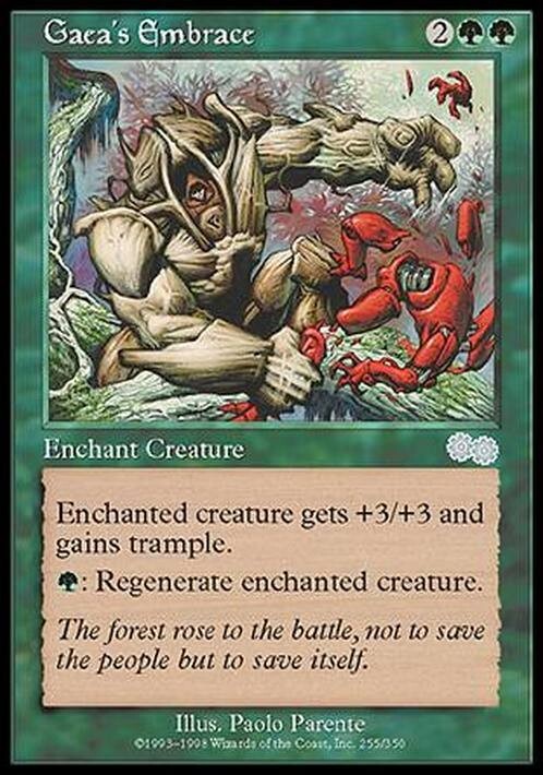 Gaea's Embrace ~ Urza's Saga [ EX ] [ Magic MTG ]