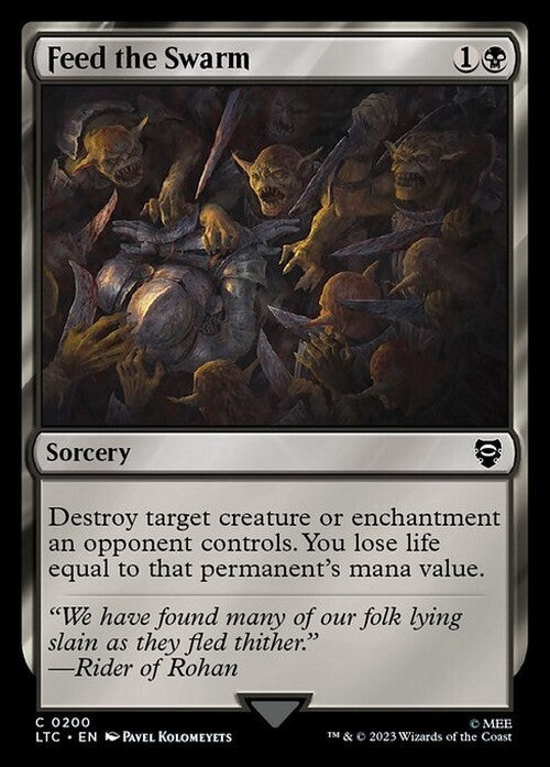 Feed the Swarm ~ Commander: Lord of the Rings [ NM ] [ Magic MTG ]