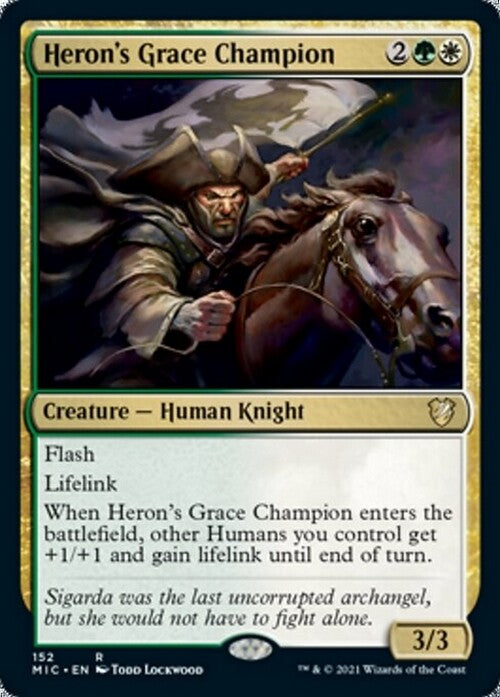 Heron's Grace Champion ~ Commander: Midnight Hunt [ NM ]