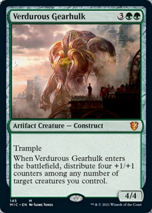 Verdurous Gearhulk ~ Commander: Midnight Hunt [ NM ] [ Magic MTG ]
