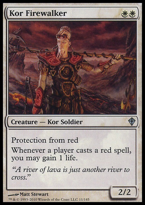 Kor Firewalker ~ Worldwake [ EX ] [ Magic MTG ] - London Magic Traders Ltd