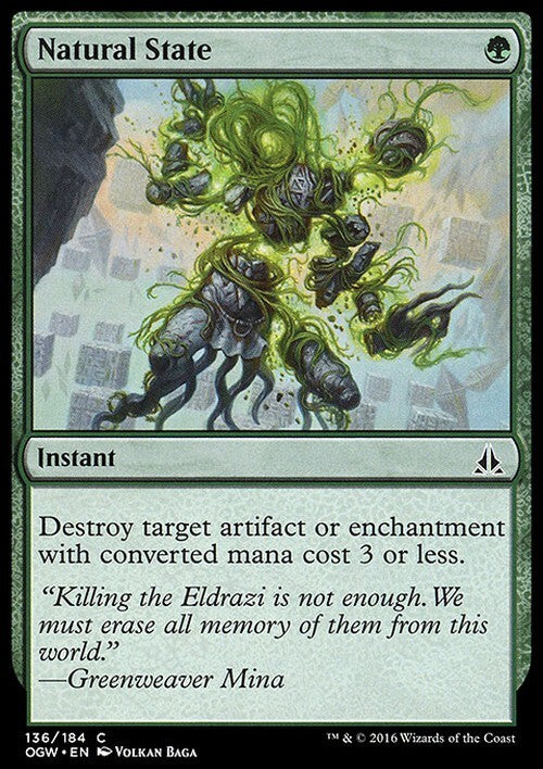 Natural State ~ Oath of the Gatewatch [ EX ] [ Magic MTG ]
