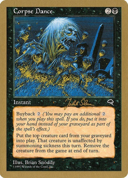Corpse Dance (GOLD-BORDERED) ~ World Championship [ NM ] [ Magic MTG ]