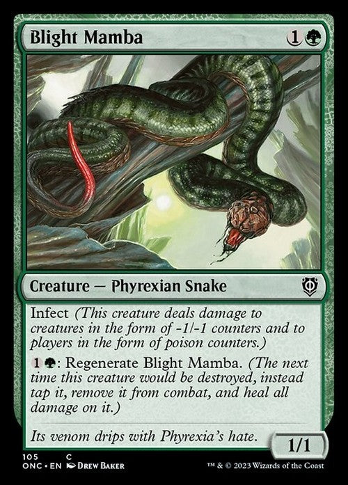 Blight Mamba ~ Commander: Phyrexia [ NM ] [ Magic MTG ]