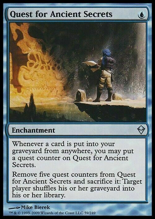 Quest for Ancient Secrets ~ Zendikar [ EX ] [ Magic MTG ]