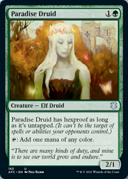 Paradise Druid ~ Commander: Adventures in the Forgotten Realms [ NM ]