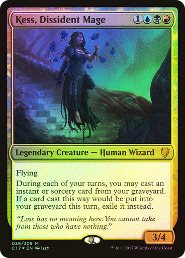 FOIL Kess, Dissident Mage ~ Commander 2017 [ EX ] [ Magic MTG ]