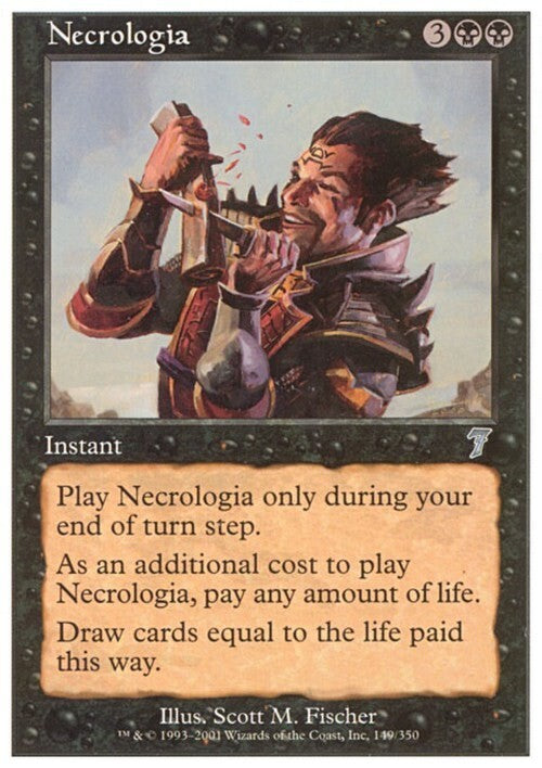 Necrologia ~ Seventh Edition [ EX ] [ Magic MTG ]