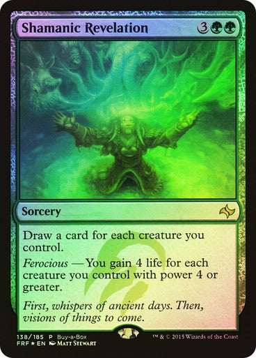 FOIL Shamanic Revelation ~ Buy a Box Fate Reforged [ EX ] [ Magic MTG ]