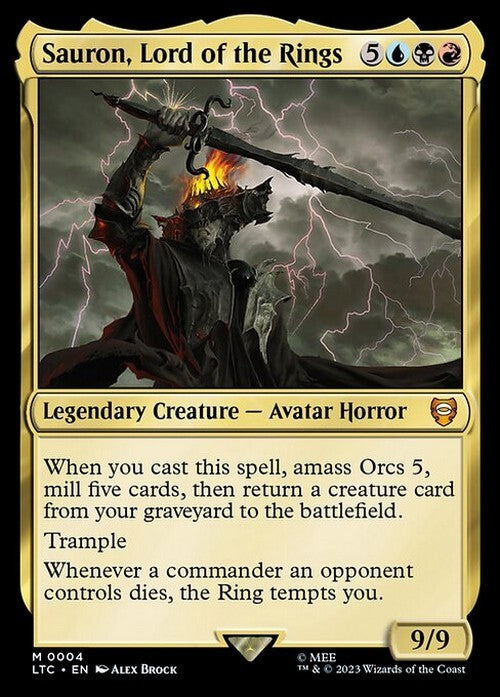 Sauron, Lord of the Rings ~ Commander: Lord of the Rings [ NM ] [ MTG ]