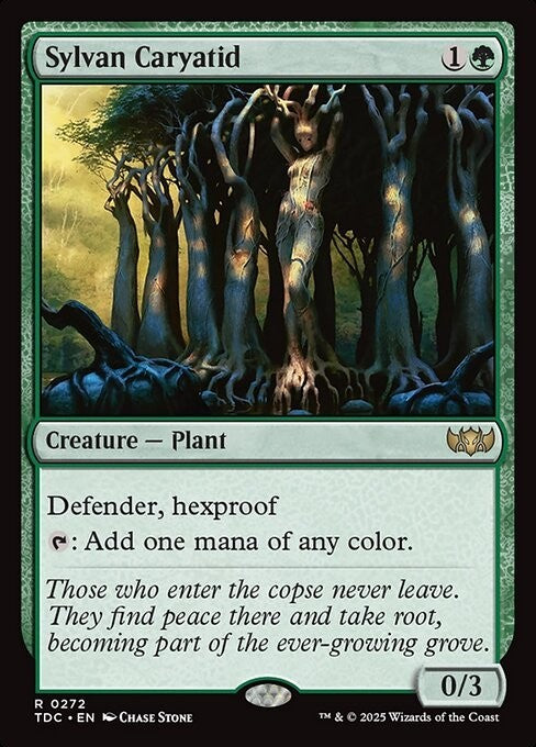Sylvan Caryatid ~ Commander: Tarkir: Dragonstorm [ NM ] [ Magic MTG ]