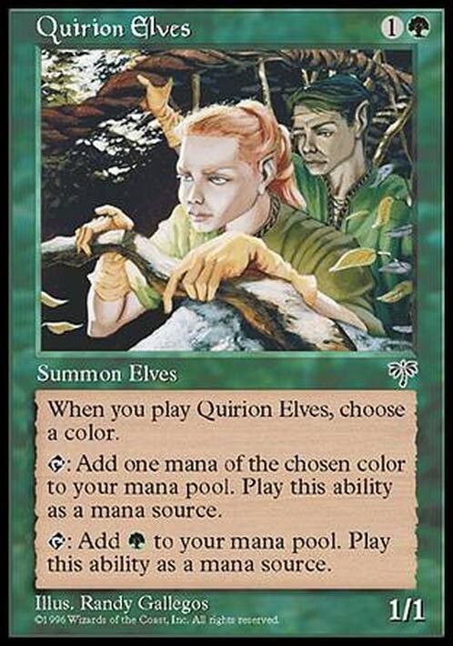 Quirion Elves ~ Mirage [ EX ] [ Magic MTG ]