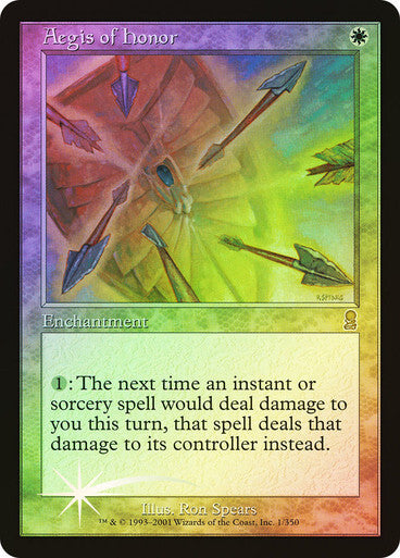 FOIL Aegis of Honor ~ Odyssey [ NM ] [ Magic MTG ]