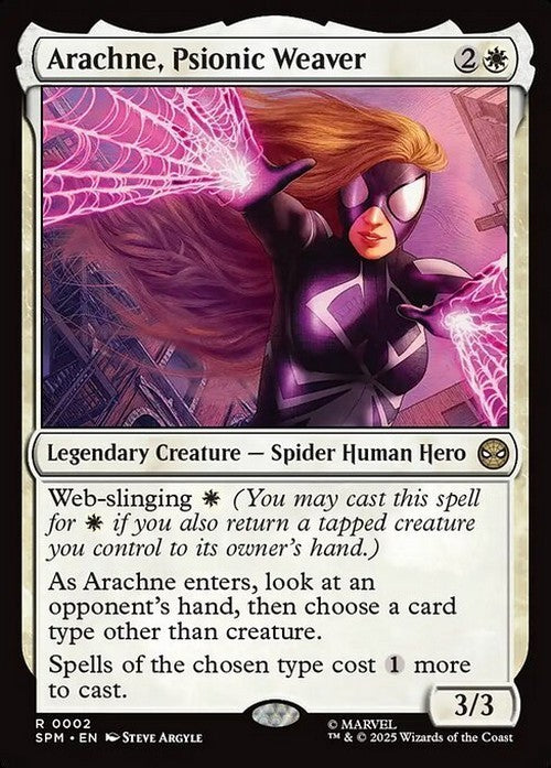 Arachne, Psionic Weaver ~ Spider-Man [ NM ] [ Magic MTG ]