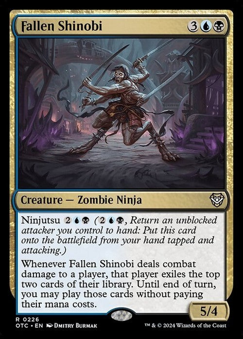 Fallen Shinobi ~ Commander: Outlaws of Thunder Junction [ NM ] [ Magic MTG ]