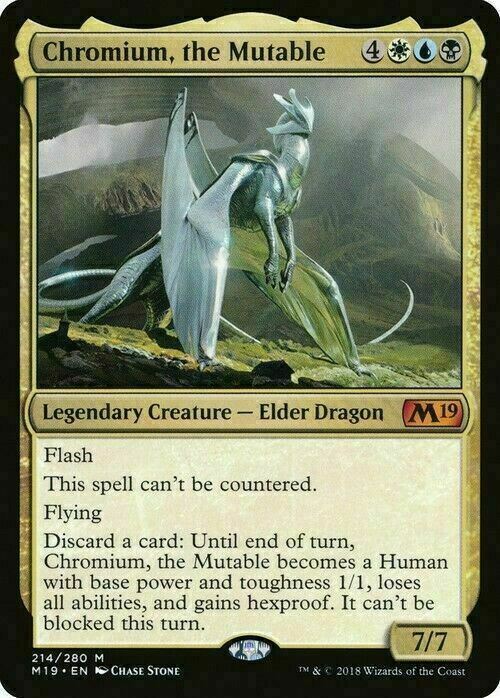 Chromium, the Mutable ~ Core 2019 [ EX ] [ Magic MTG ]