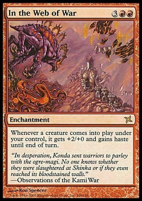 In the Web of War ~ Betrayers of Kamigawa [ EX ] [ Magic MTG ]