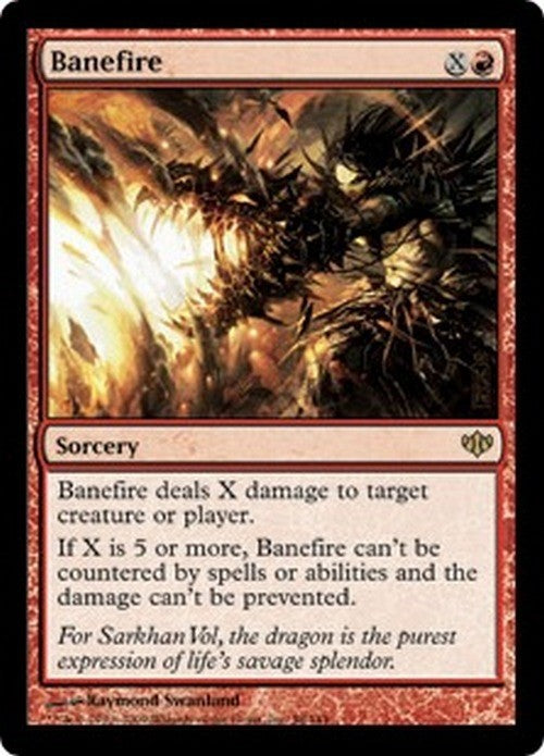 Banefire ~ Conflux [ EX ] [ Magic MTG ]