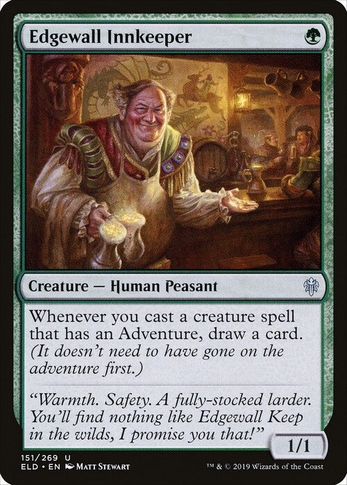 Edgewall Innkeeper ~ Throne of Eldraine [ NM ] [ Magic MTG ]