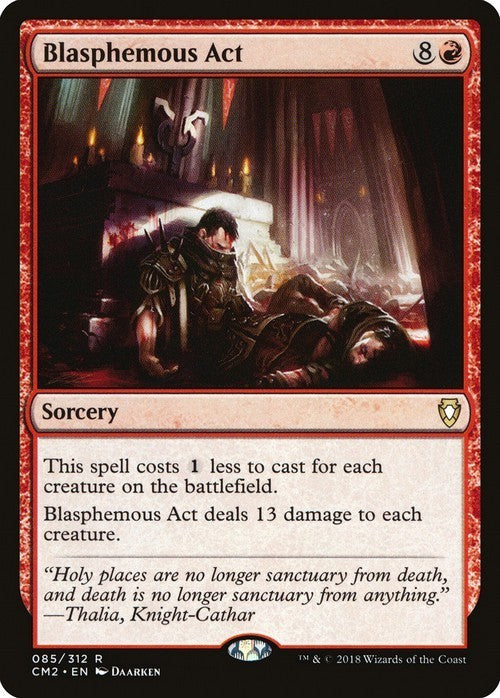 Blasphemous Act ~ Commander Anthology 2 [ EX ] [ Magic MTG ]