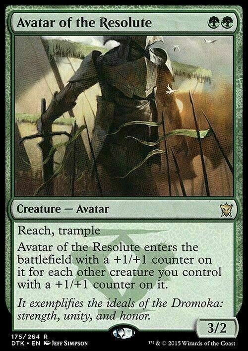 Avatar of the Resolute ~ Dragons of Tarkir [ EX ] [ Magic MTG ]