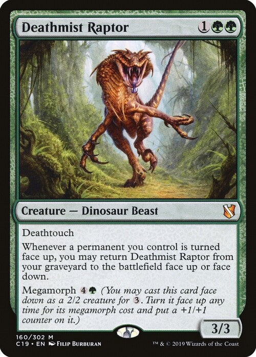 Deathmist Raptor ~ Commander 2019 [ EX ] [ Magic MTG ]