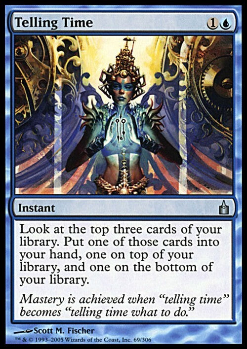Telling Time ~ Ravnica: City of Guilds [ EX ] [ Magic MTG ]