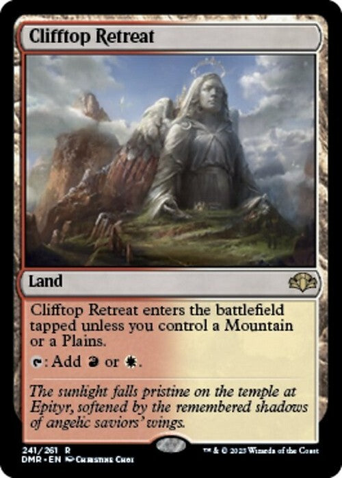 Clifftop Retreat ~ Dominaria Remastered [ NM ] [ Magic MTG ]