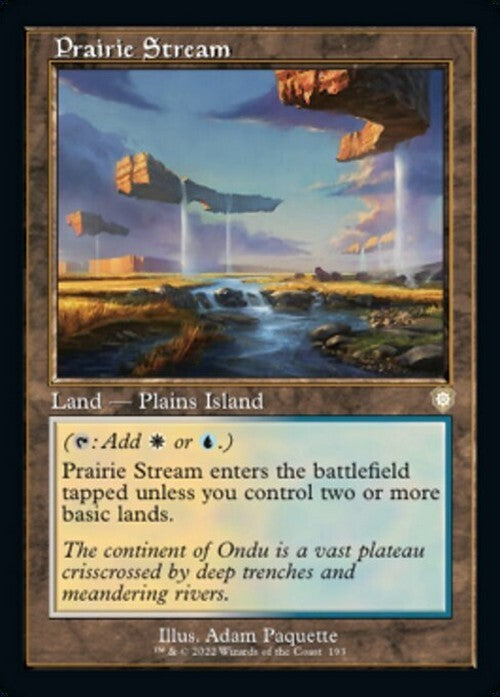 Prairie Stream ~ Commander: The Brothers' War [ NM ] [ Magic MTG ] - London Magic Traders Ltd