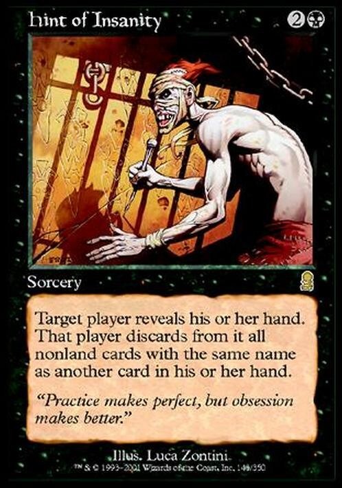 Hint of Insanity ~ Odyssey [ EX ] [ Magic MTG ]