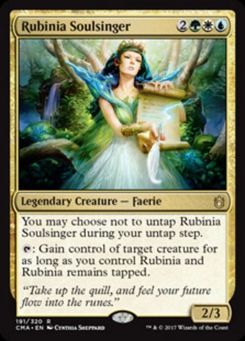 Rubinia Soulsinger ~ Commander Anthology 1 [ EX ] [ Magic MTG ]