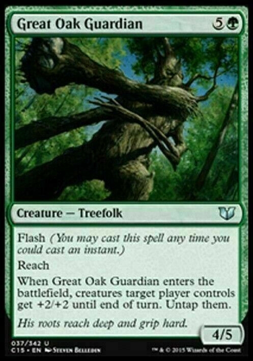 Great Oak Guardian ~ Commander 2015 [ NM ] [ Magic MTG ]